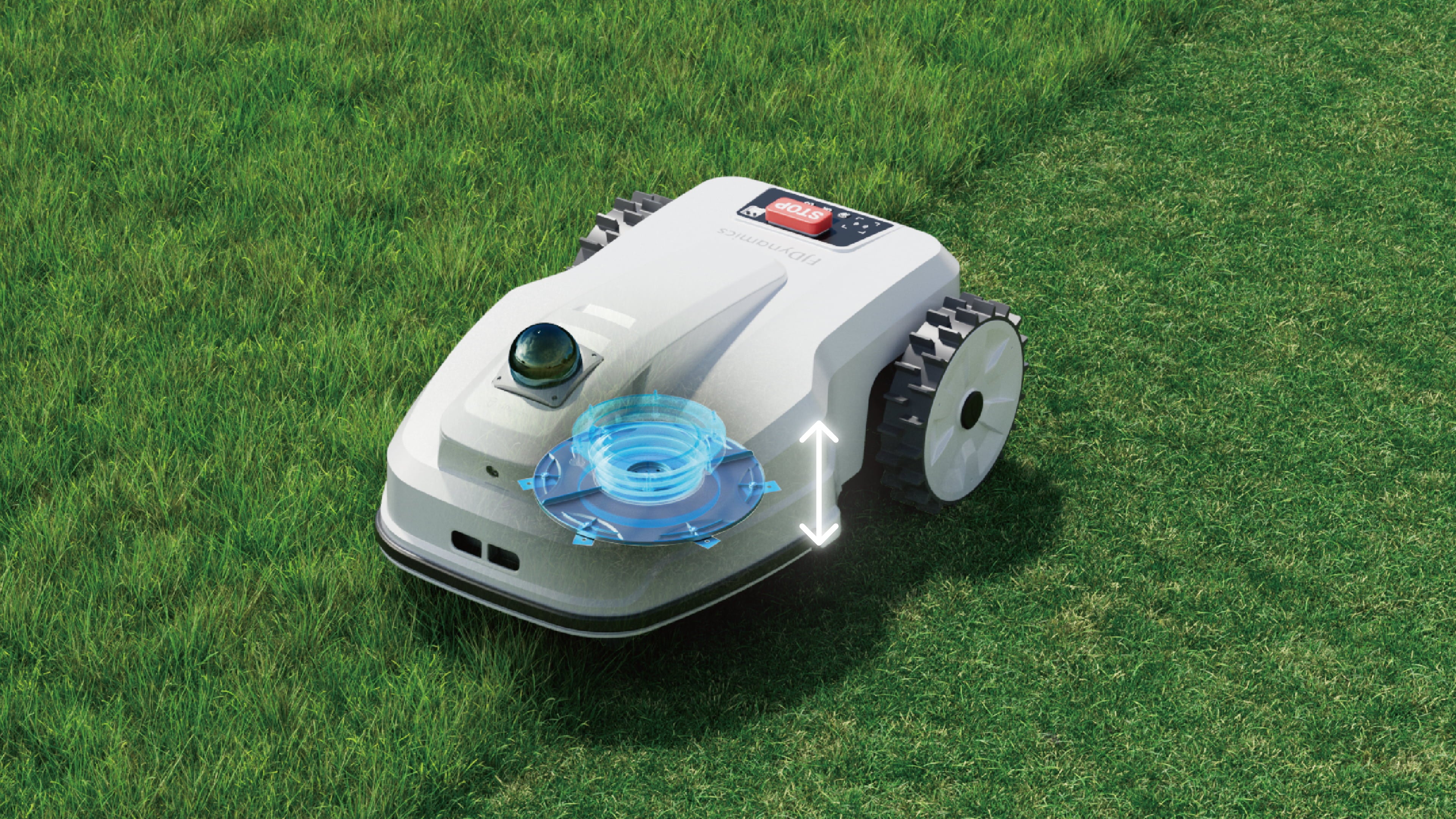 FJDynamics_no_wire_robot_lawn_mover_having_auto-lifting_function
