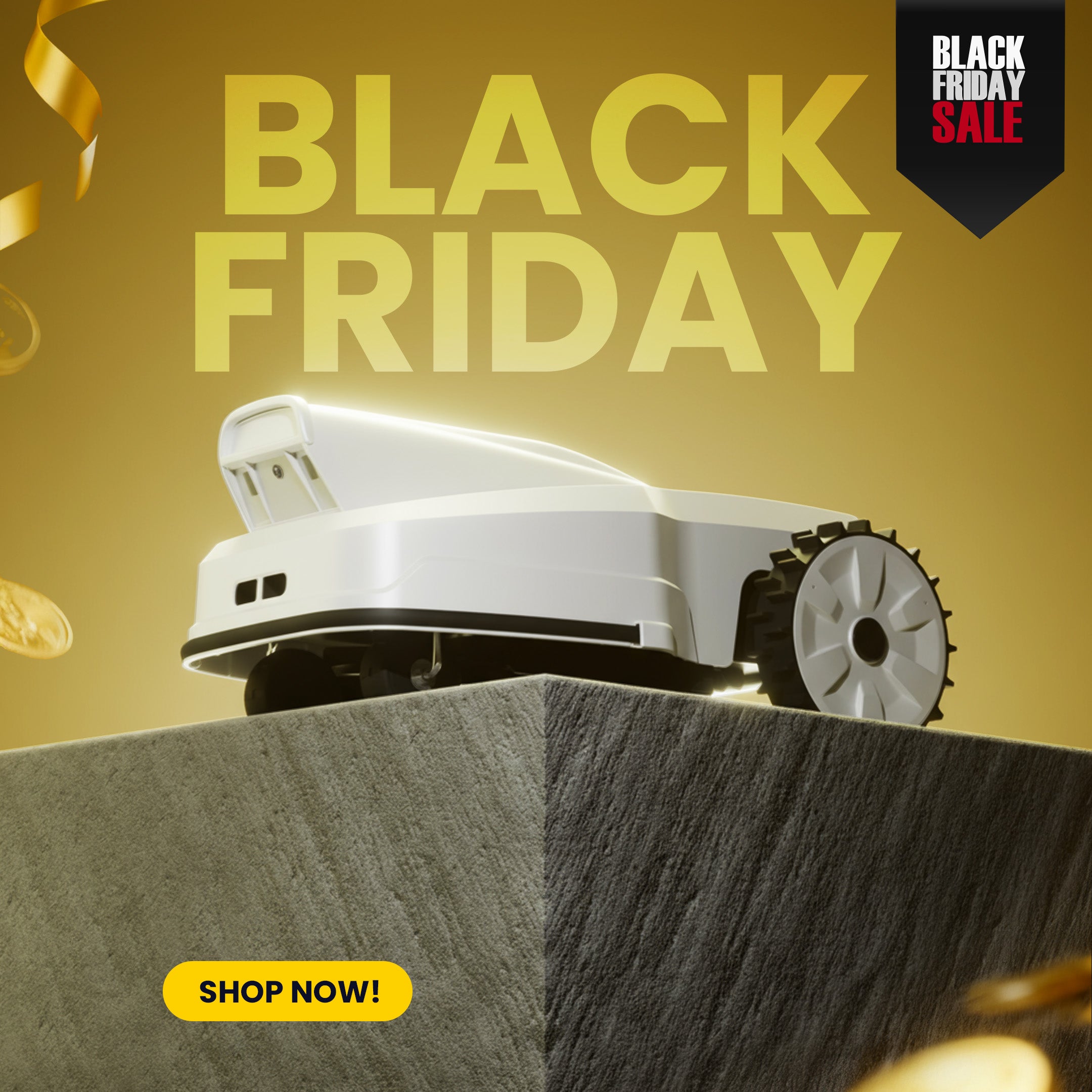 FJD FV2000 Wireless Automatic Robotic Lawn Mower for Yards